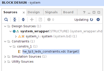 Add constraint file